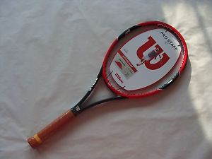 Wilson Pro Staff 97 16X19 Tennis Racquet Unstrung Grip Size 4 1/2