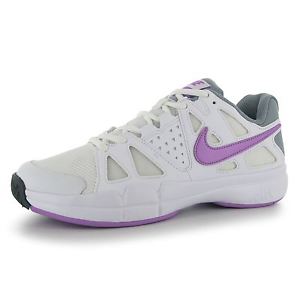 Nike Air Vapor Advantage Tennis Shoes Womens White/Fuchsia Trainers Sneakers