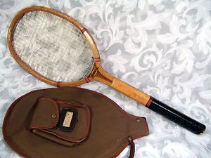 Vtg Circa 1930 Harry C. Lee New York NORMAN Tennis Racket w/ Shut-tite Cover