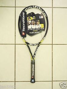 NEW 2014 TECNIFIBRE FLASH 300 100 SQ. IN. TENNIS RACQUET GRIP: 4 3/8 