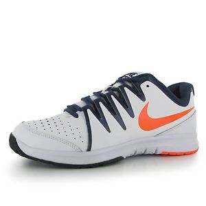 Nike Vapor Court Tennis Shoes Mens White/Orange Trainers Sneakers