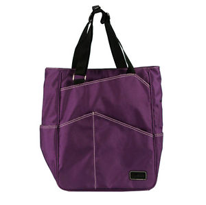 Maggie Mather Tennis Tote Bag Plum