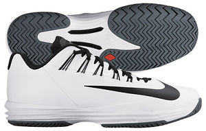 Nike Lunar Ballistec 1.5 Men's Tennis Shoe White and Black
