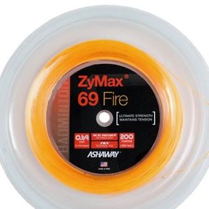 Ashaway Zymax 69 Fire Badminto String 660ft / 200m Reel - Auth Dealer - Reg $145
