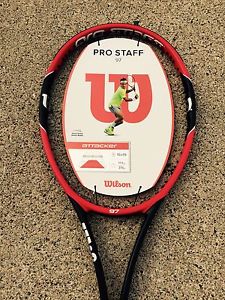 Wilson Pro Staff  97  tennis racquet, new, unstrung, 3/8 , free shipping
