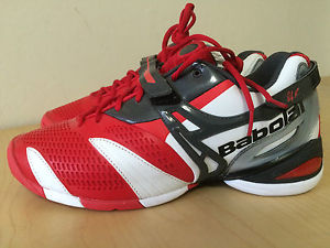New Red Babolat Propels 3 Non-Marking Tennis shoes US size 12.5