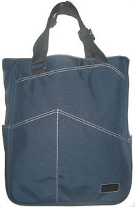Maggie Mather Navy Tennis Tote Bag