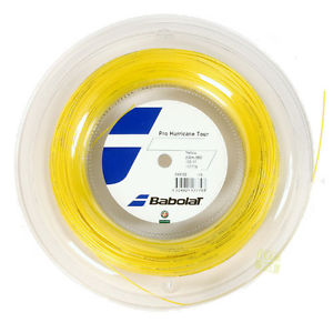 Babolat Cuerdas de tenis Pro Hurricane Tour amarillo 200m