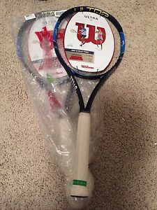 2 Wilson Ultra 97 tennis racquets