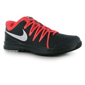 Nike Vapor Court Tennis Shoes Mens Charcoal/White/Lava Trainers Sneakers