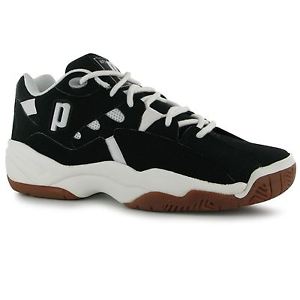 Prince NFS 2 Indoor Court Shoes Mens Black/White Tennis Squash Trainers Sneakers