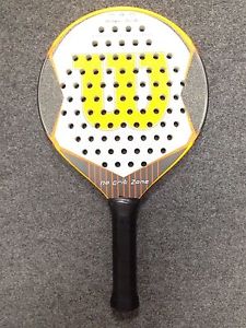 Wilson BLX Steam Lite 4 1/4 Platform Tennis Paddle (Killer Grit racket light)