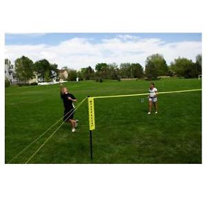 Park & Sun Badminton Pro Set 21-foot Official Size Net with 4-inch Side Sleeves