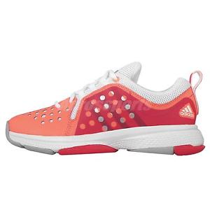 Adidas Barricade Classic Bounce W Orange Red Silver Womens Tennis Shoes S78395