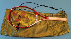 Yonex Isometric 3D Vector Xi100 Rojo y blanco Raqueta De Tenis Plus Bolso 4,1