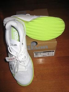 Wilson Womens Rush Pro CC W Tennis Shoes - White/Cyber Green - Brand New!