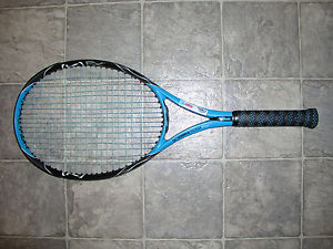 WILSON k FACTOR [k] KOBRA TEAM FX 100 TENNIS RACQUET RACKET STRUNG 4-3/8