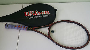 Wilson Jack Kramer Staff Midsize Tennis Racquet with Case - 4 3/8 Grip