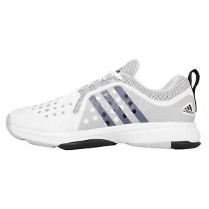 Adidas Barricade Classic Bounce White Grey Mens Tennis Shoes Sneakers S78392