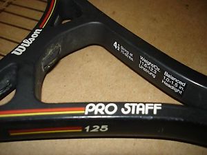 Wilson Pro Staff 125 Tennis Racket with Case (Chicago Version) Butt Cap GRL