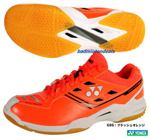 NIB 2015 YONEX LIMITED EDITION SHB-F1NLTD FLASH ORANGE BADMINTON SHOES