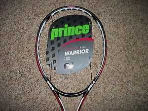 Brand New W/Tags Prince Warrior 100 UNSTRUNG Tennis Racket- POWER LEVEL-1000