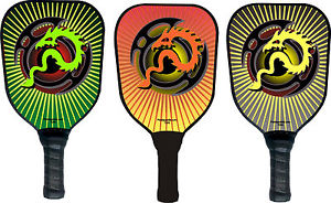 (3 paddles)T200  Pickleball Paddles Green , Orange, Yellow Dragon