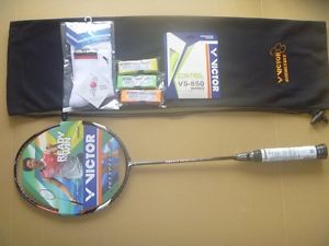 VICTOR BS12N badminton racket + string + sock 3U free shipping Brave Sword 12N