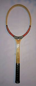 NEW DUNLOP MAXPLY  MCENROE WOOD TENNIS RACKET NOS Sealed Handle