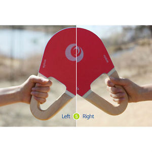 PADMINTON Racket 2pcs, Shuttlecock 3pcs,Bag Set (Ping Pong +Badminton) Red