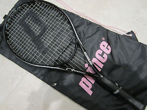 PRINCE O3 SPEEDPORT PLATINUM SUPER OS RACQUET (4 1/2) NEW STRINGS / GRIP!!