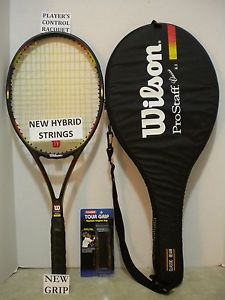 Wilson Pro Staff Classic 6.1 MP 95 Tennis Racquet 4 5/8 - NEW STRINGS/GRIP - VGC