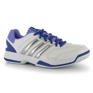 Adidas Response Aspire Womens Tennis Shoes Trainers White/Purple Court Sneakers