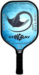 Custom Pro (2G) Pickleball Paddle by Manta - Blue / Stingray - New w/ Warranty