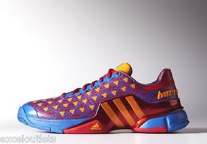 NIB! adidas barricade 2015 Saksaywaman Tennis Shoe Men Sz 7 B35948 (#2944)