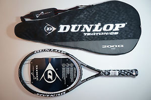 NEW DUNLOP MUSCLE WEAVE TECTONICS 200G 108 TENNIS RACKET 4 1/2 L4 EU4