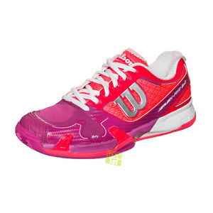 Wilson Mujer Zapatillas de tenis RUSH PRO CLAY 2.0 rojo