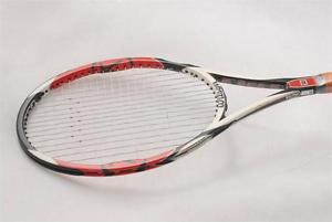 WILSON (K) SIX.ONE TOUR ROGER FEDERER SIGNED TENNIS RACQUET 4 1/4 HYBRID STRUNG