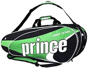 PRINCE TOUR TEAM 12 PACK - tennis racquet racket bag - green/black - Auth Dealer