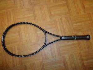 NEW Prince EXO3 Black 100 PRO STOCK 4 1/4 grip Tennis Racquet