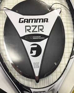 New Gamma RZR 110 Tennis Racquet 4_3/8 L3. 270 Grams and 27.5 In Long.