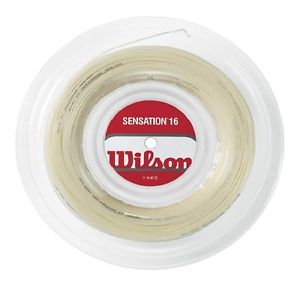 WILSON SENSATION 16 200m 660 foot REEL tennis racquet racket string Auth Dealer