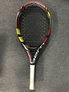 Babolat Aeropro Drive Roland Garros 4 1/4 STRUNG (Tennis Racket French Open 2013