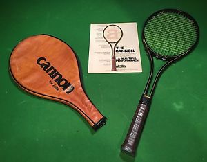 Vintage Aldila The Cannon Graphite Tennis Racket W/case & Original Ad