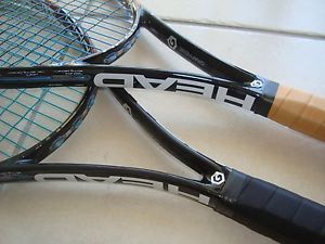 Head Pro Stock Speed MP tennis racquet, Fairway leather grips