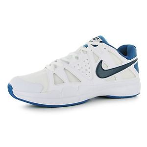 Nike Air Vapor Court Tennis Shoes Mens White/Navy/Blue Trainers Sneakers