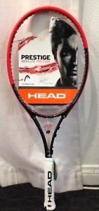 HEAD PRESTIGE S 4 1/8 GRIP NEW! 2014 GRAPHENE YOUTEK w Pack of HAWK String*