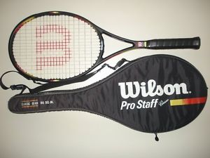 WILSON PRO STAFF 6.1 CLASSIC MP 95 TENNIS RACQUET 4 5/8  (NEW STRINGS)