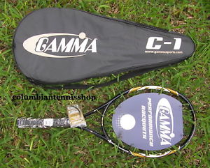 New Gamma C1 C One C-One Tennis Adult Racket 110 3/8 (3) 1/2 (4) Org.$199.99