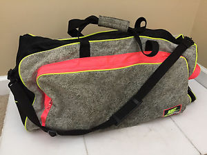 Awesome Vintage Nike Andre Agassi Challenge Court Duffle Bag Neon Denim 30